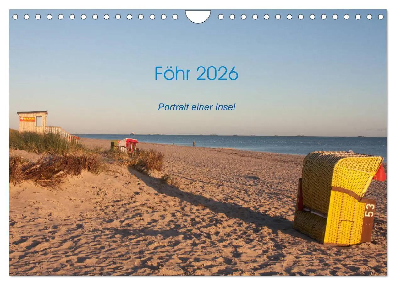 Cover: 9783516159837 | Föhr 2026. Porträt einer Insel (Wandkalender 2026 DIN A4 quer),...