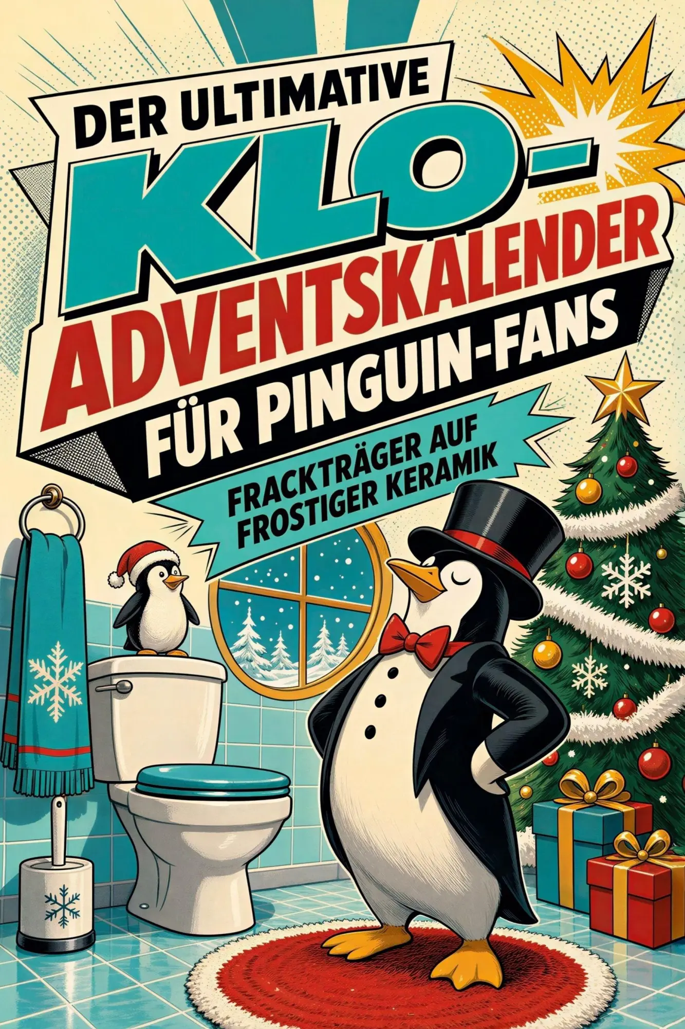 Cover: 9783696109837 | Der ultimative Klo-Adventskalender für Pinguin-Fans | Oliver Herrmann