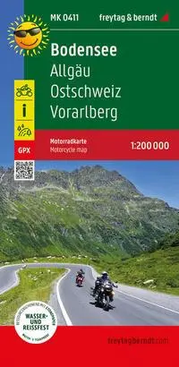 Cover: 9783707919837 | Bodensee, Motorradkarte 1:200.000, freytag &amp; berndt | freytag &amp; berndt