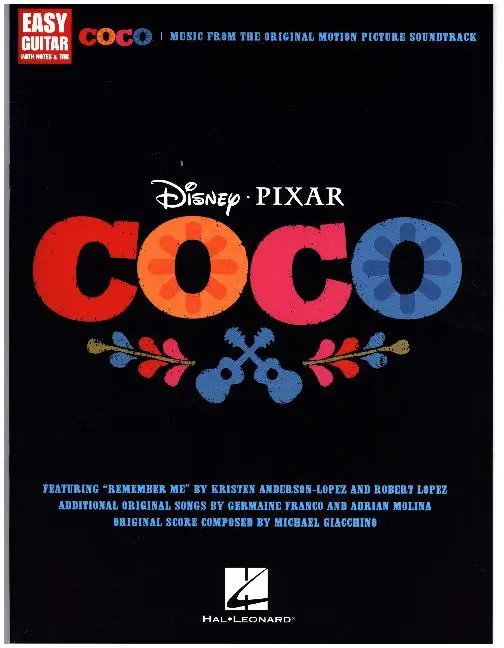 Cover: 888680719937 | Disney Pixar's Coco -For Easy Guitar- | Noten, Sammelband für Gitarre