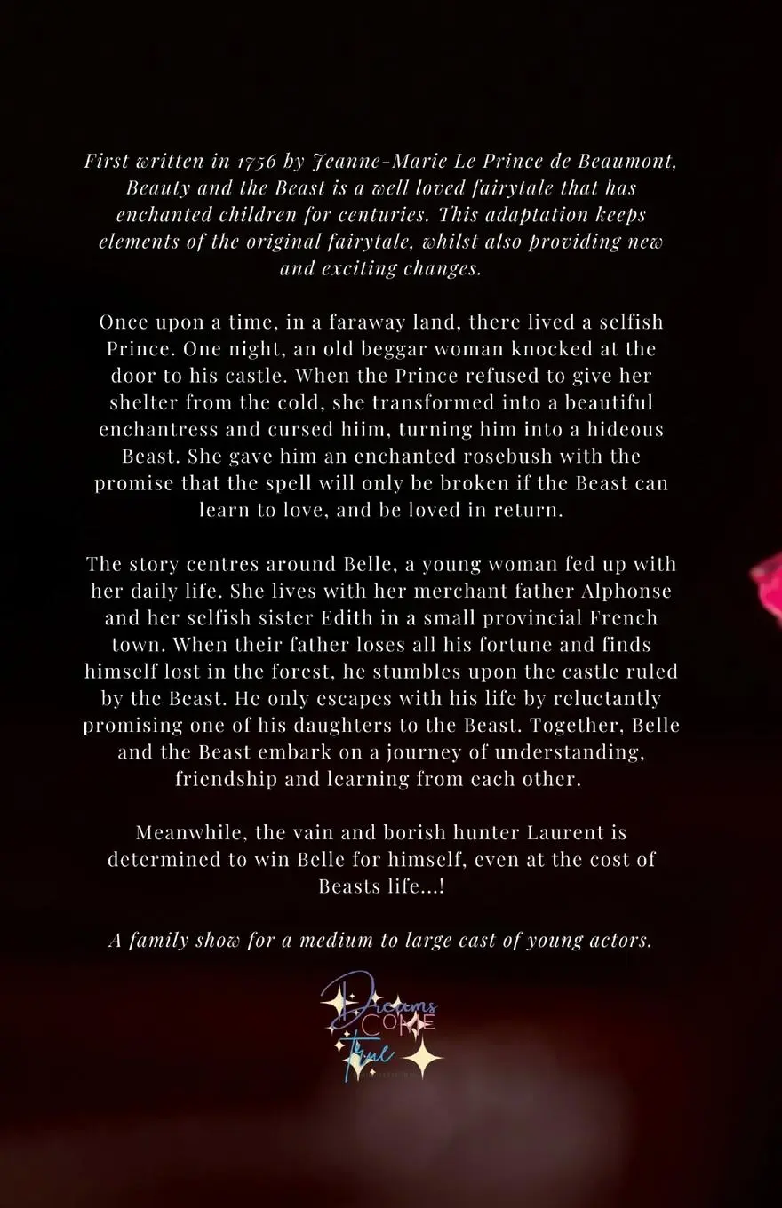 Rückseite: 9781312309937 | Beauty and the Beast | A Play: A Play in Two Acts for Young Actors