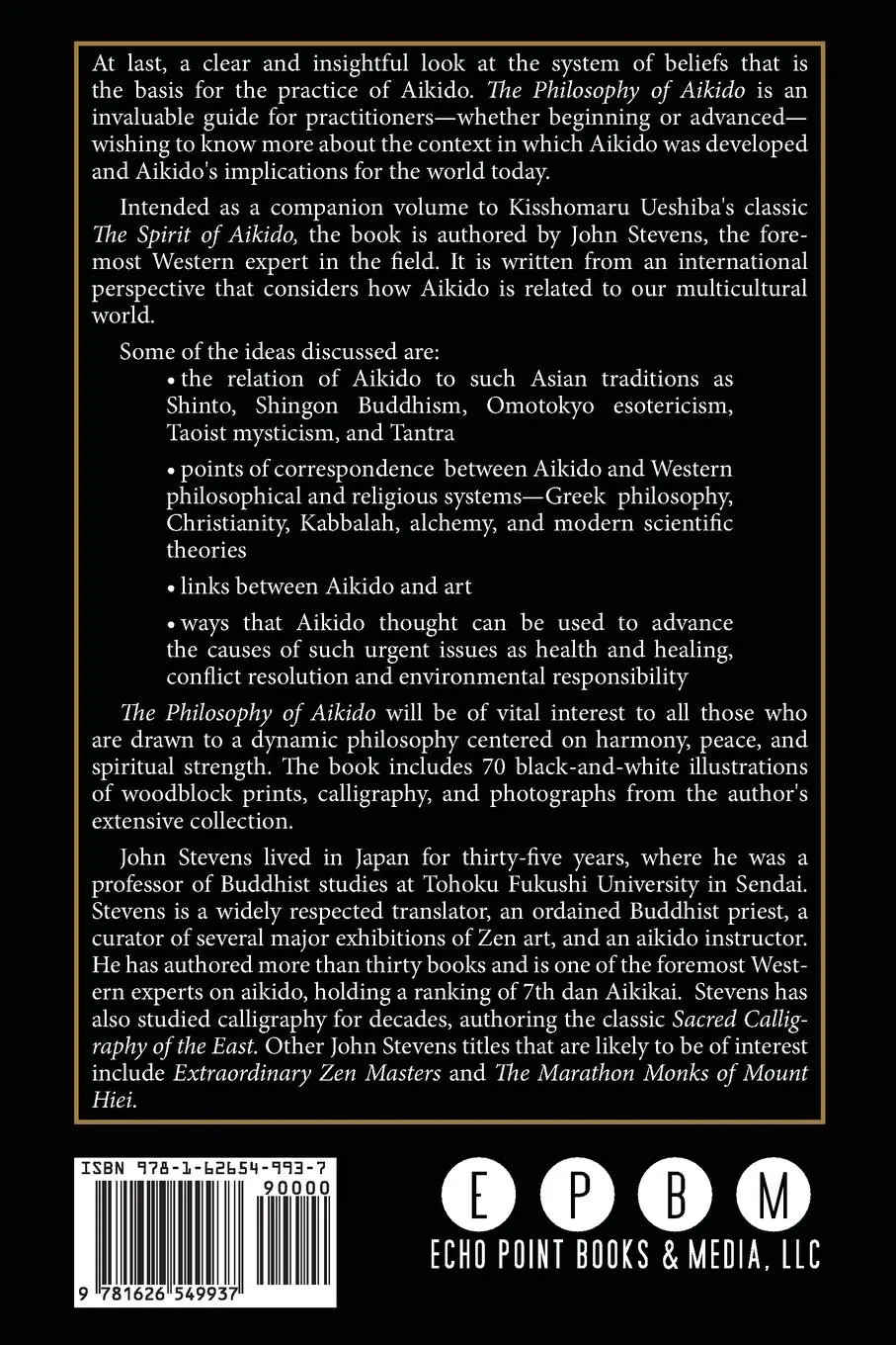Rückseite: 9781626549937 | The Philosophy of Aikido | John Stevens | Taschenbuch | Englisch