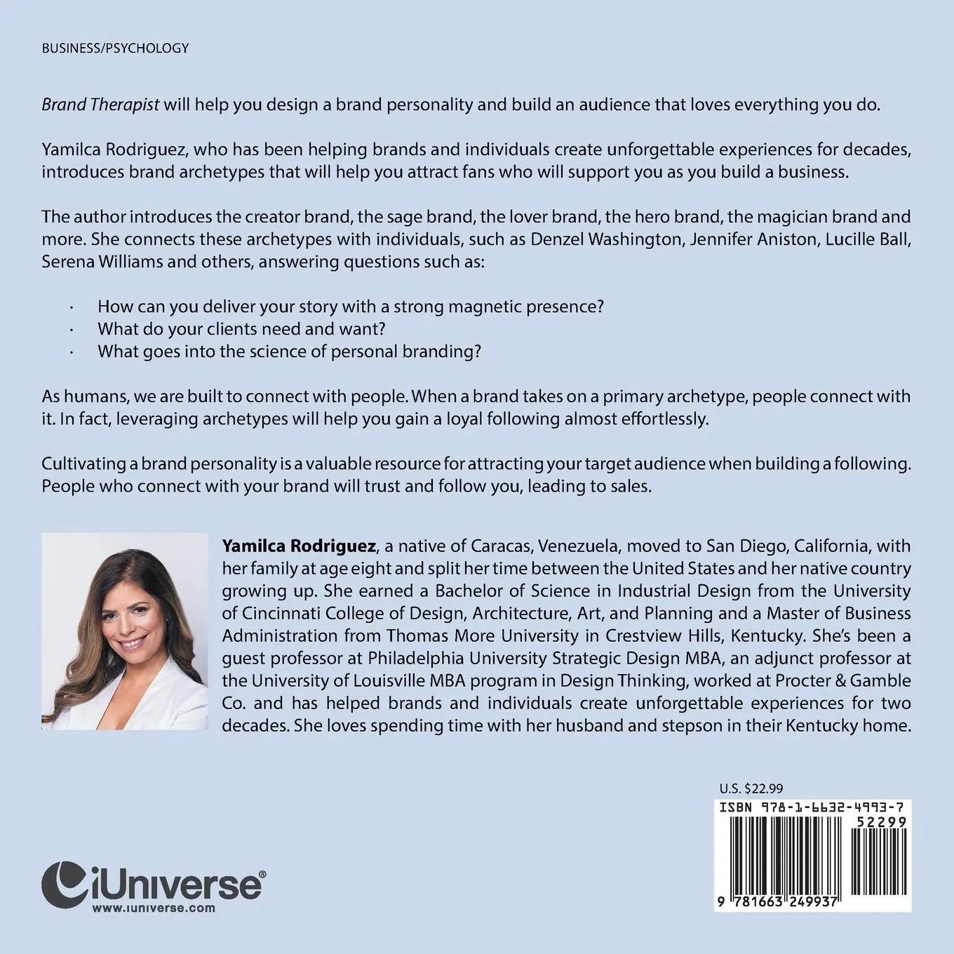 Rückseite: 9781663249937 | Brand Archetype | Yamilca Rodriguez | Taschenbuch | Englisch | 2023