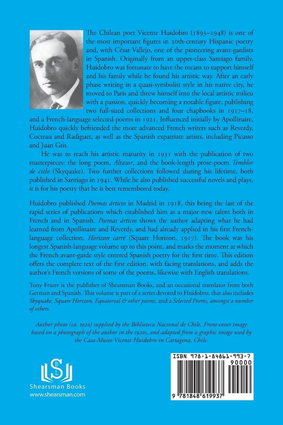 Rückseite: 9781848619937 | Arctic Poems | Poemas articos | Vicente Huidobro | Taschenbuch | 2025