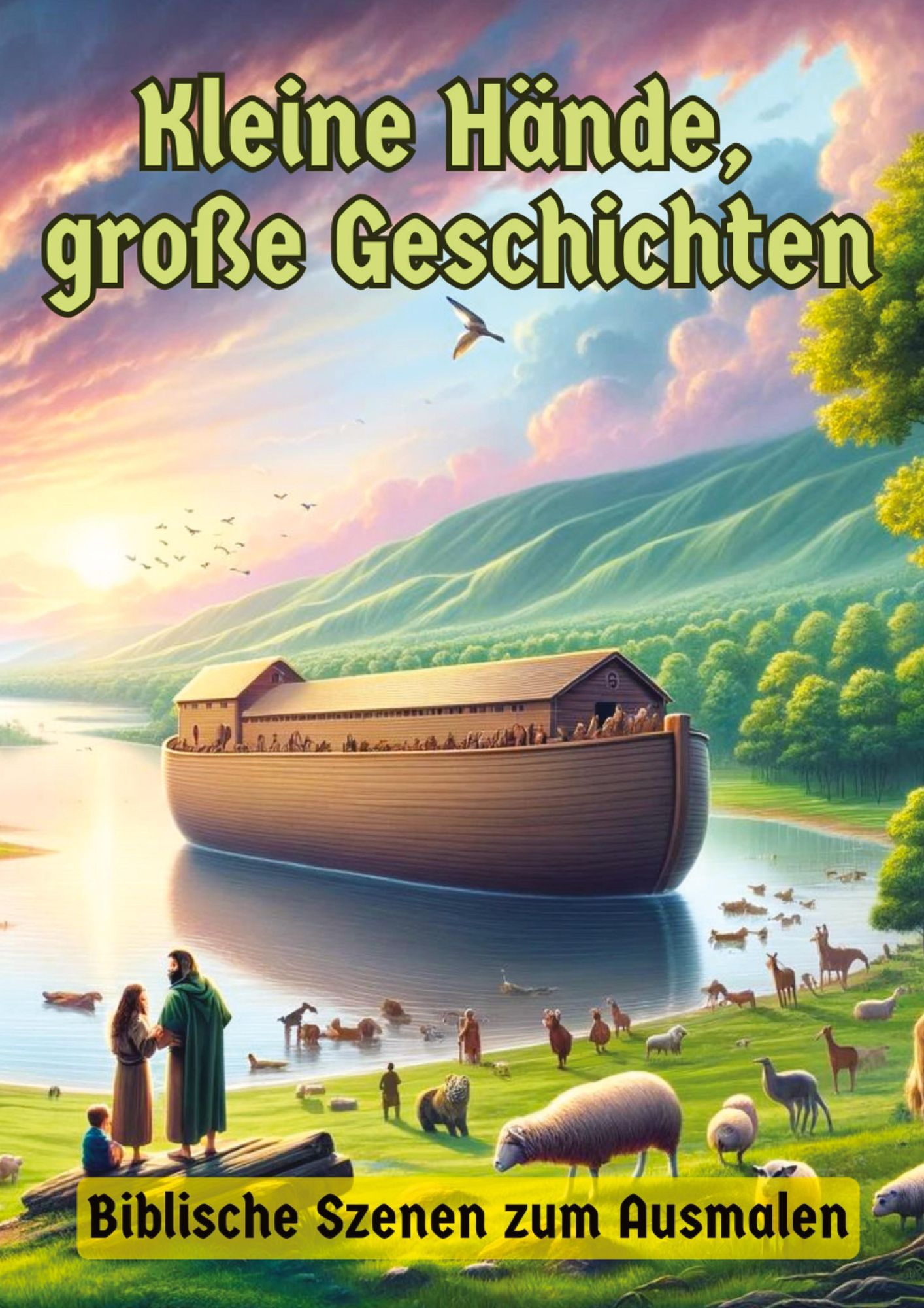Cover: 9783384179937 | Kleine Hände, große Geschichten | Biblische Szenen zum Ausmalen | Buch