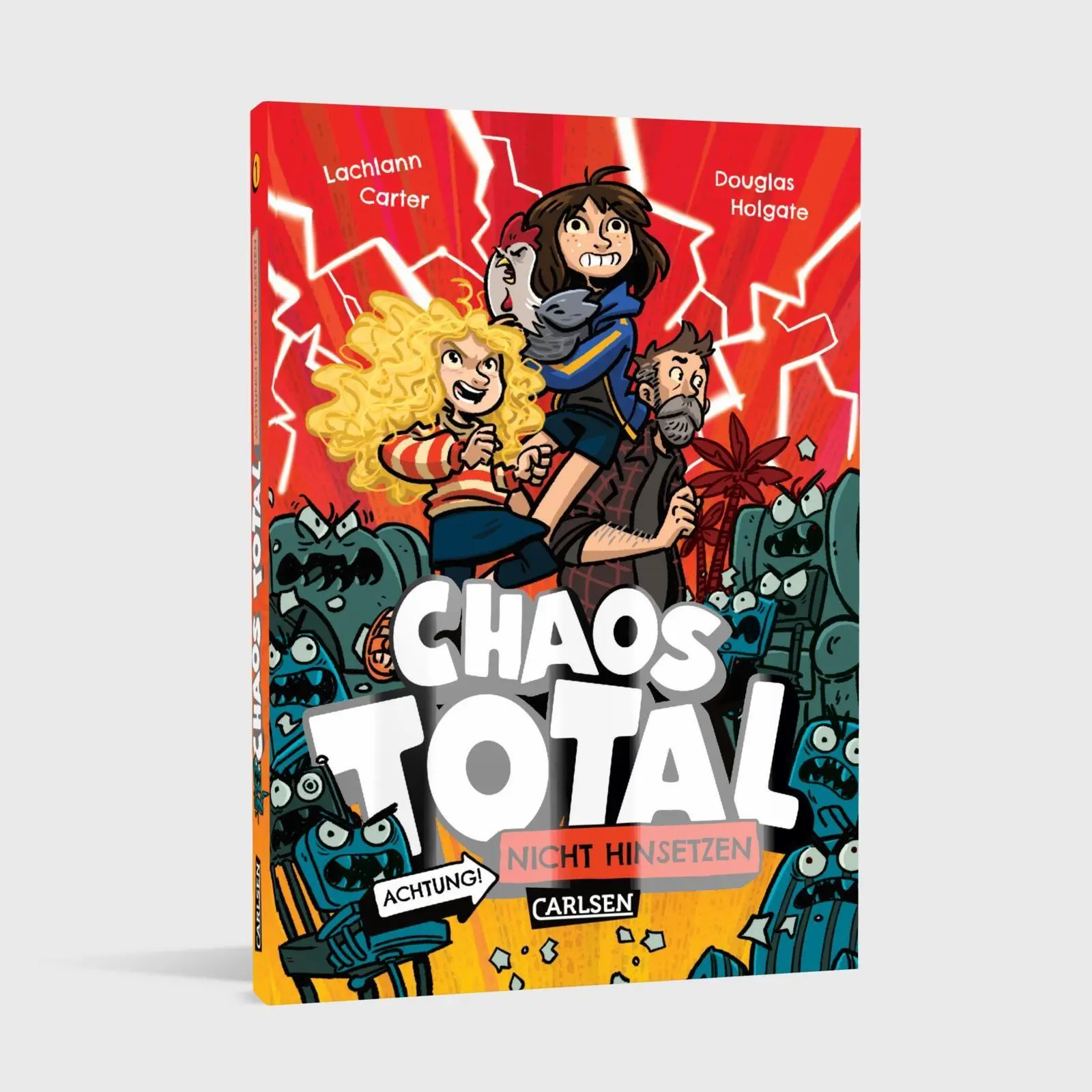 Bild: 9783551559937 | CHAOS TOTAL 1: Achtung! Nicht hinsetzen | Lachlann Carter | Buch