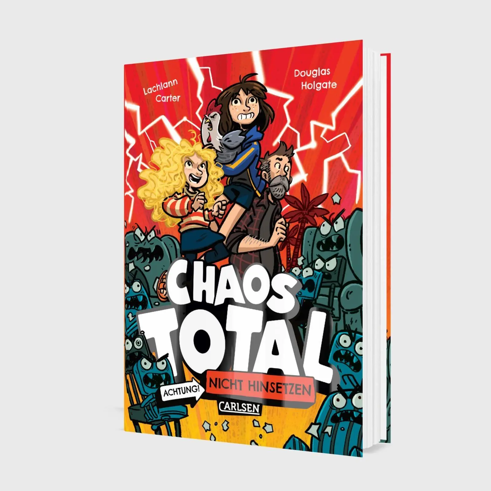 Bild: 9783551559937 | CHAOS TOTAL 1: Achtung! Nicht hinsetzen | Lachlann Carter | Buch