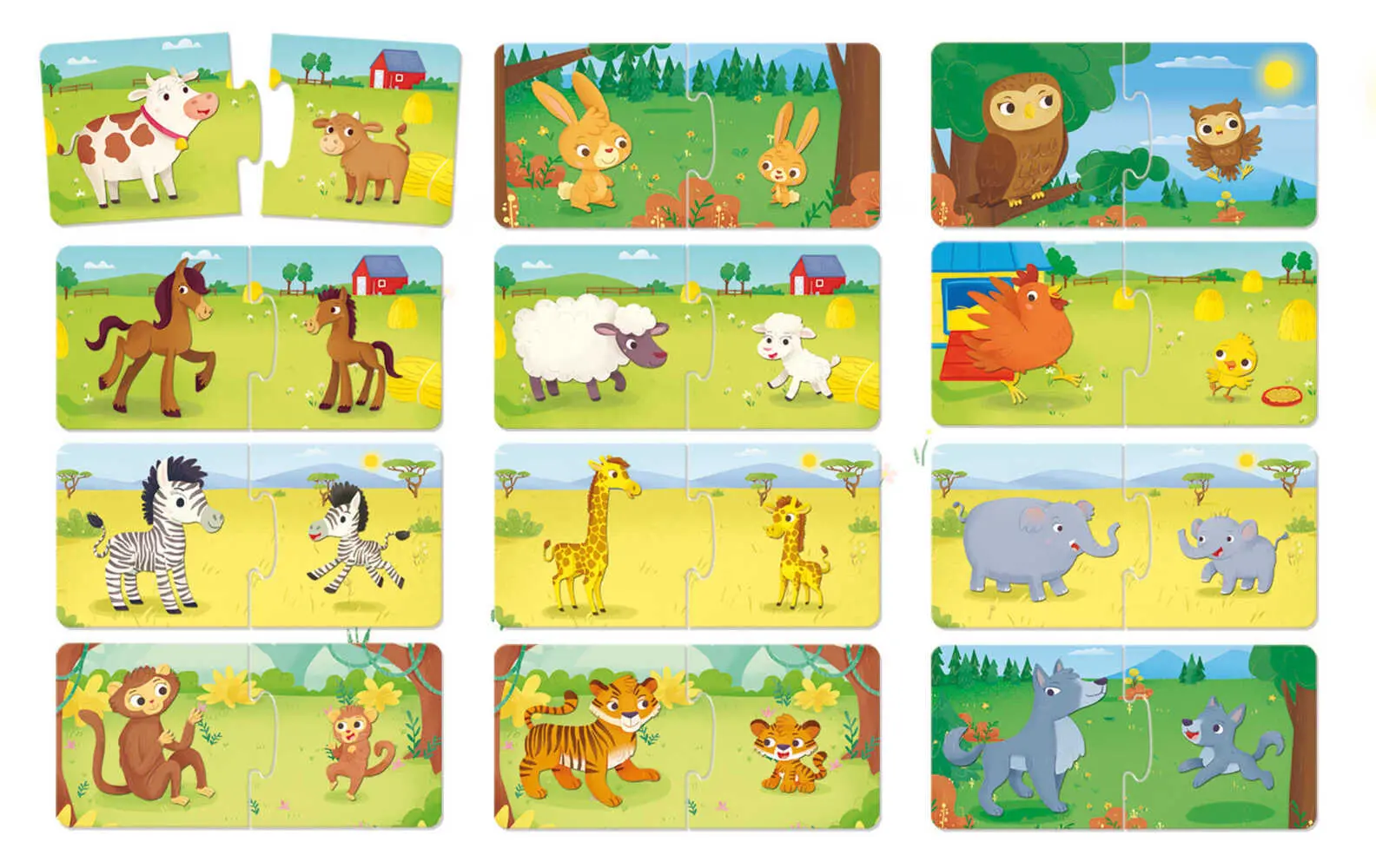Bild: 8008324080038 | Carotina Baby Logic Mütter Und Welpen | In Kartonschachtel | 80038