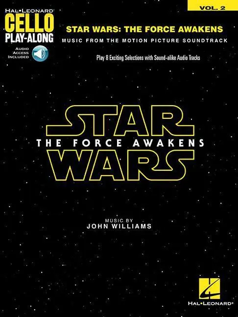 Cover: 9781495060038 | Star Wars: The Force Awakens | Cello Play-Along Volume 2 | Williams