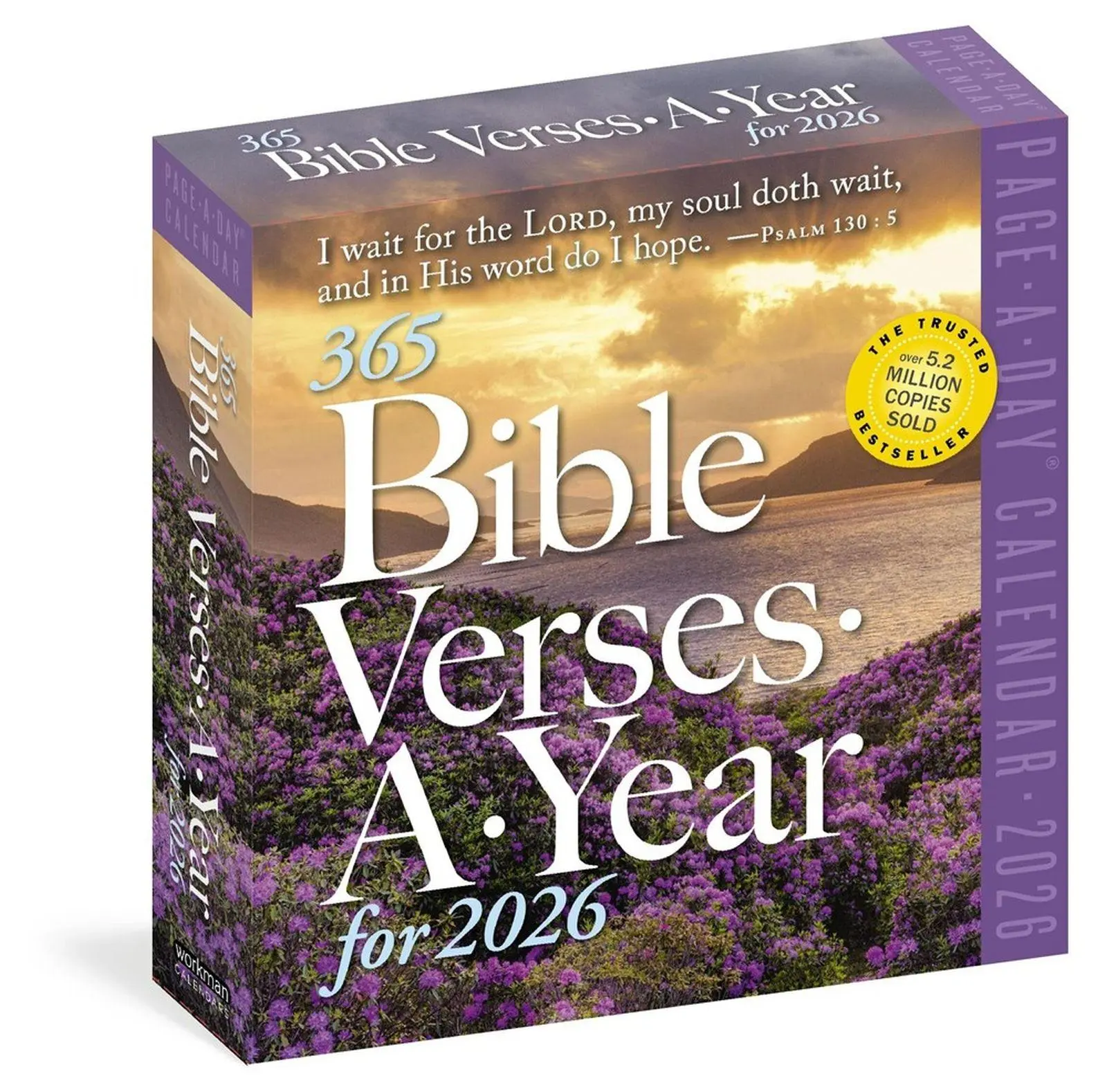 Cover: 9781523530038 | 365 Bible Verses-A-Year Page-A-Day(r) Calendar 2026 | Calendars | 2026