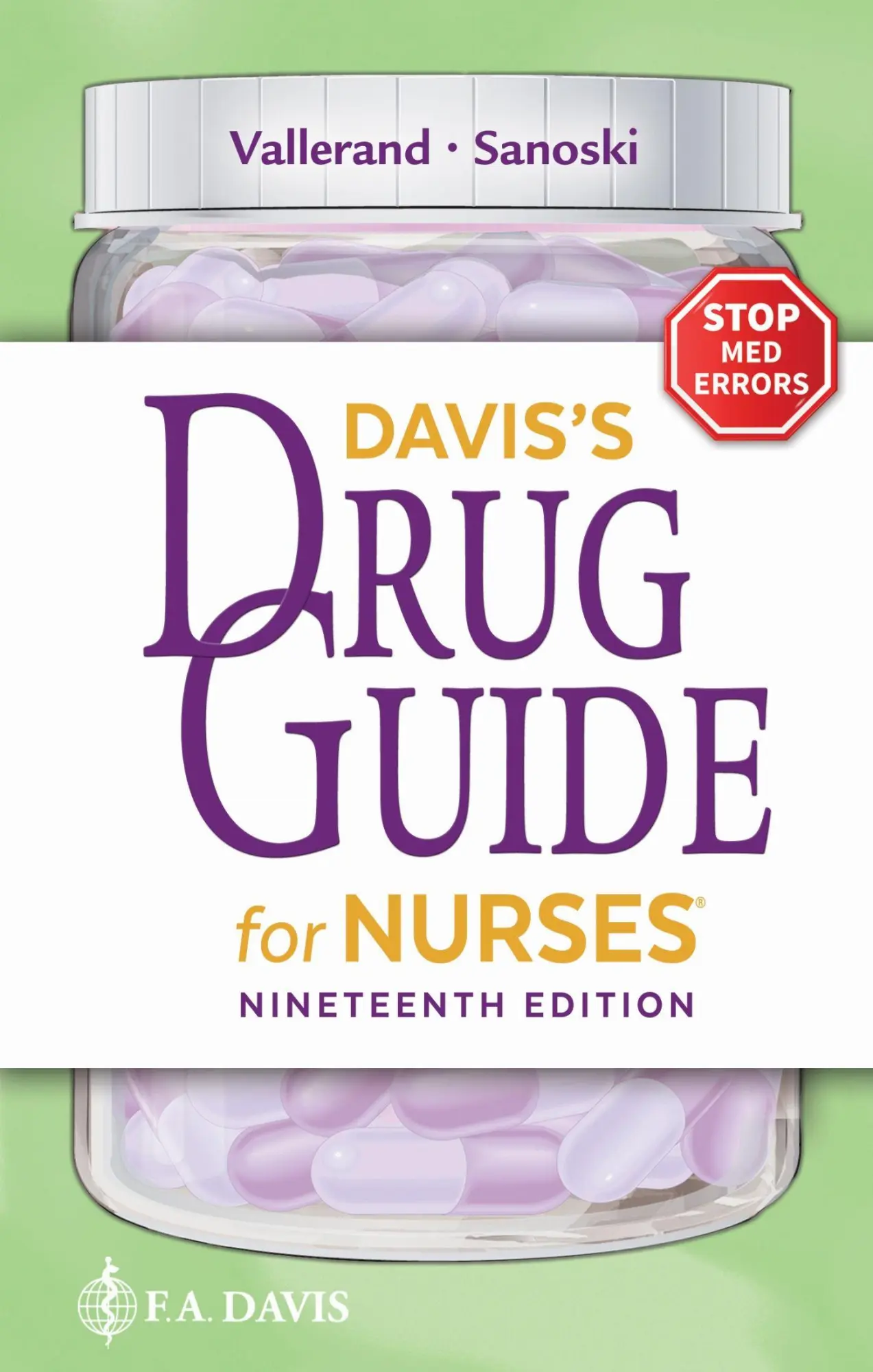 Cover: 9781719650038 | Davis's Drug Guide for Nurses | April Hazard Vallerand (u. a.) | Buch