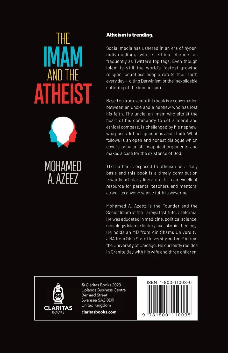 Rückseite: 9781800110038 | The Imam and The Atheist | Mohamed A Azeez | Taschenbuch | Englisch