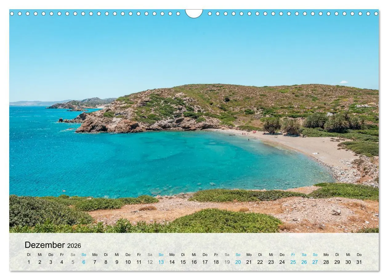 Bild: 9783457550038 | Kreta - Die schönsten Strände (Wandkalender 2026 DIN A3 quer),...