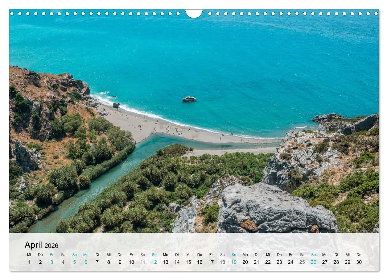 Bild: 9783457550038 | Kreta - Die schönsten Strände (Wandkalender 2026 DIN A3 quer),...