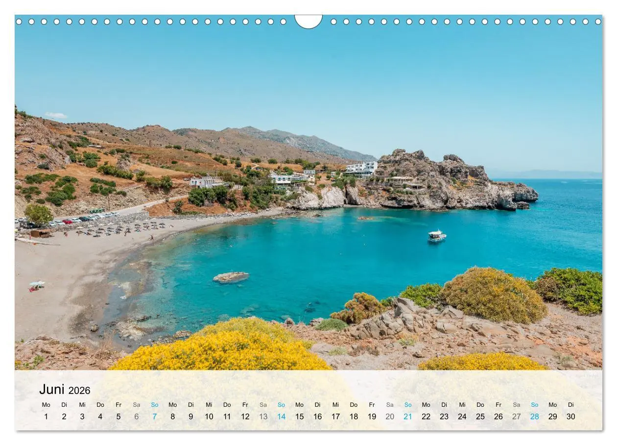 Bild: 9783457550038 | Kreta - Die schönsten Strände (Wandkalender 2026 DIN A3 quer),...