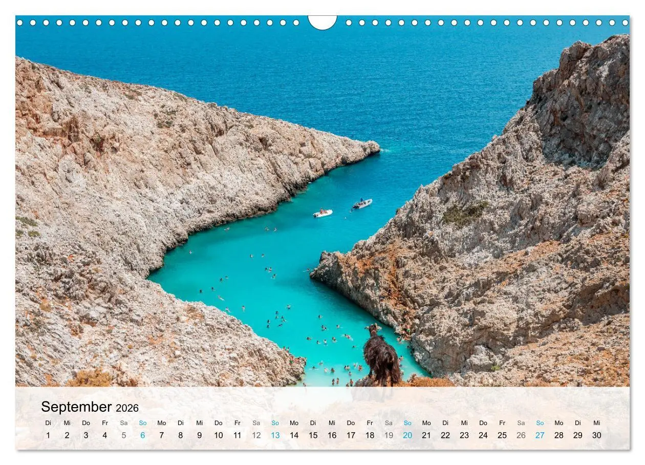 Bild: 9783457550038 | Kreta - Die schönsten Strände (Wandkalender 2026 DIN A3 quer),...