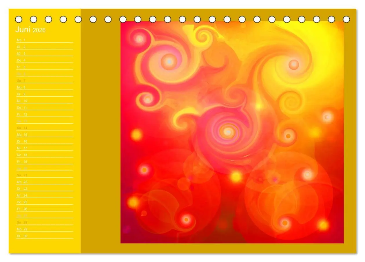 Bild: 9783516190038 | Energie-Spiralen 2026 (Tischkalender 2026 DIN A5 quer), CALVENDO...