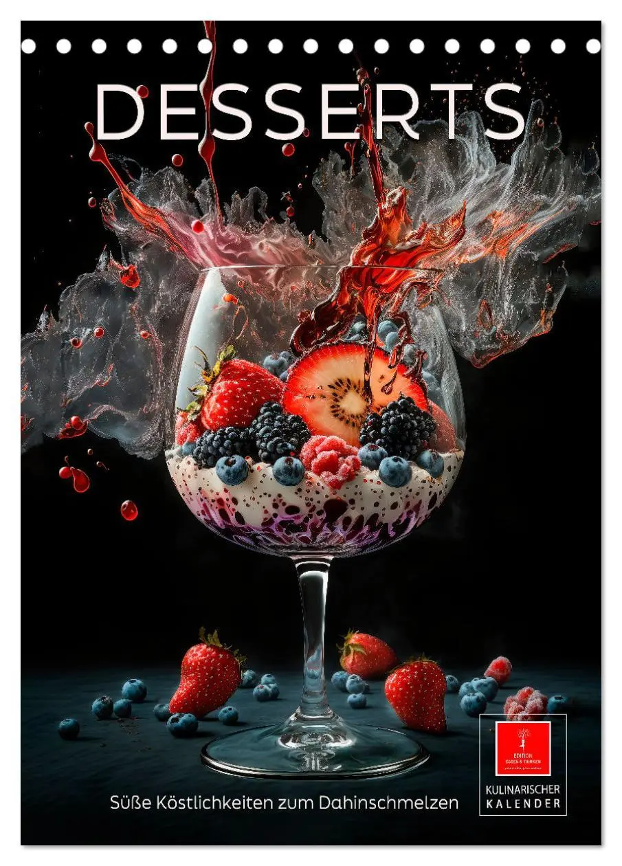 Cover: 9783516330038 | Desserts - Süße Köstlichkeiten zum Dahinschmelzen (Tischkalender...