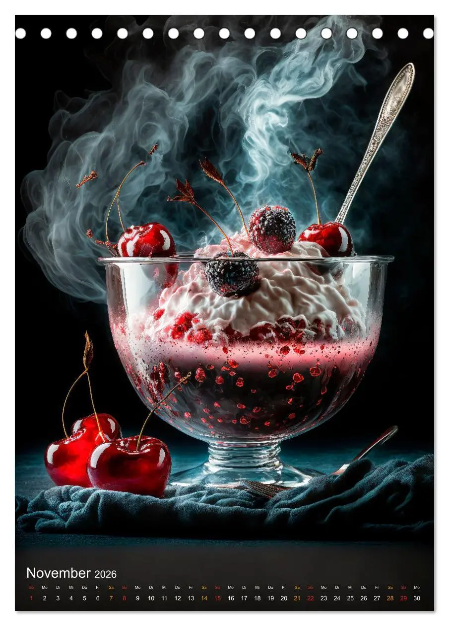 Bild: 9783516330038 | Desserts - Süße Köstlichkeiten zum Dahinschmelzen (Tischkalender...