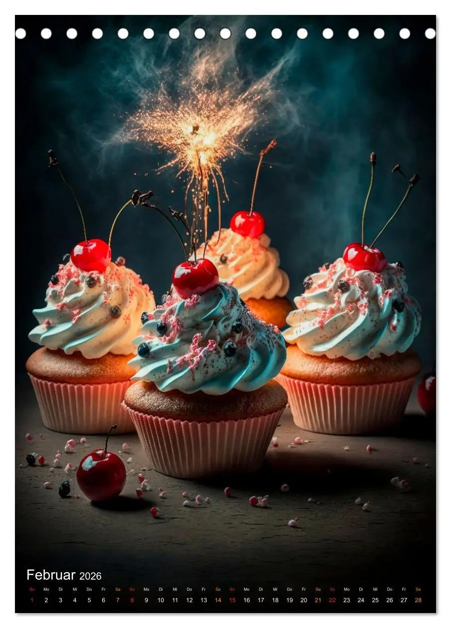 Bild: 9783516330038 | Desserts - Süße Köstlichkeiten zum Dahinschmelzen (Tischkalender...