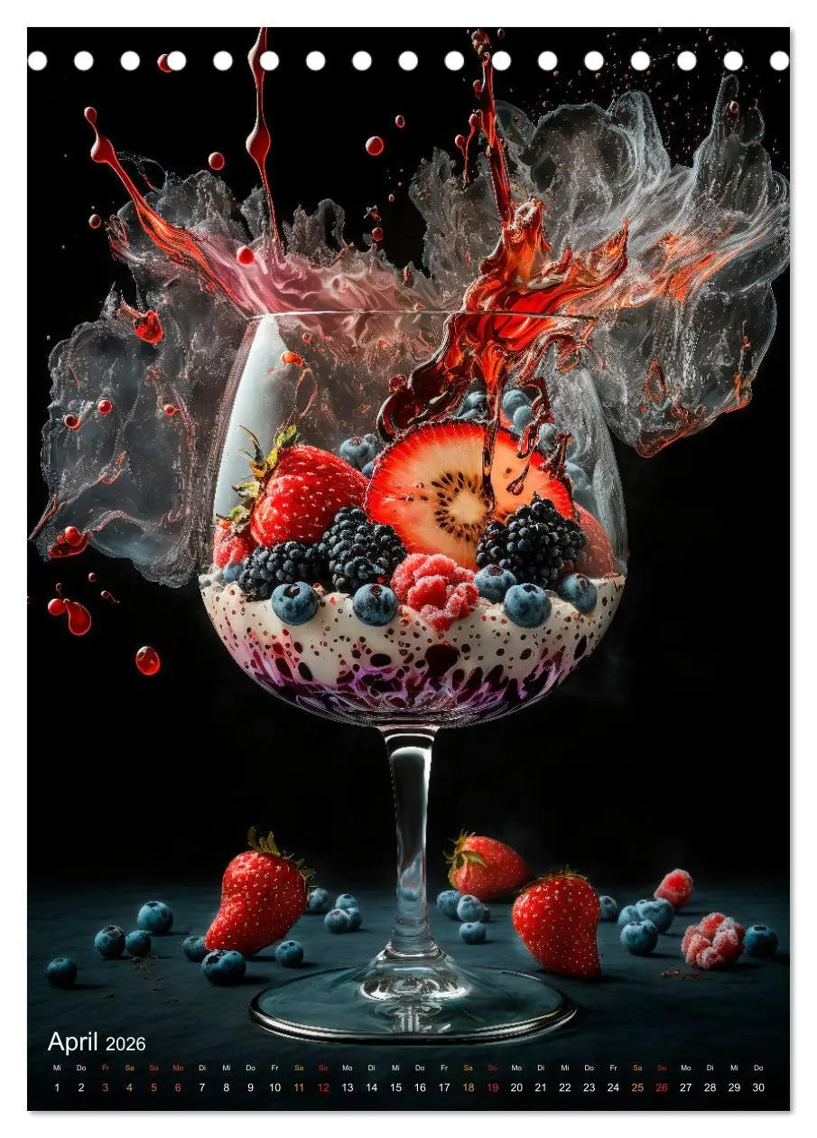 Bild: 9783516330038 | Desserts - Süße Köstlichkeiten zum Dahinschmelzen (Tischkalender...