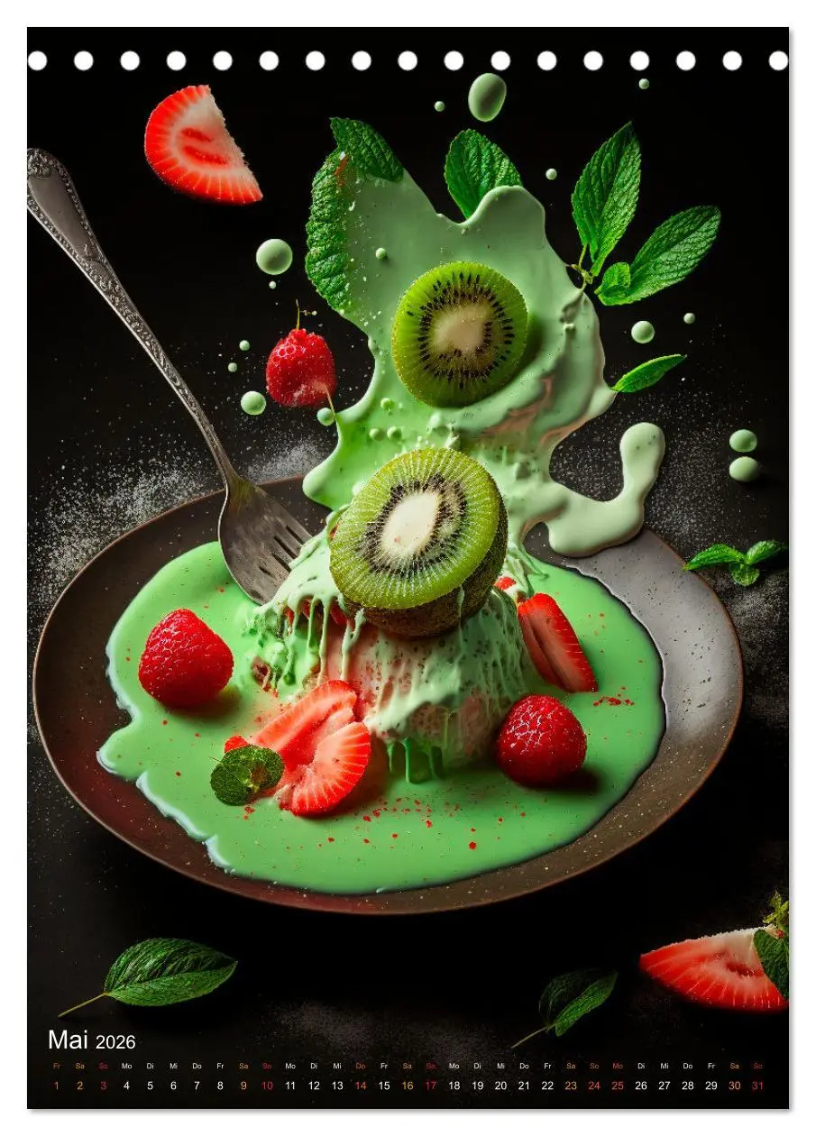 Bild: 9783516330038 | Desserts - Süße Köstlichkeiten zum Dahinschmelzen (Tischkalender...