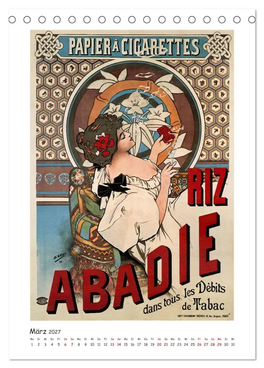 Bild: 9783569280038 | Alfons Mucha - Eine Hommage in zwölf Monaten (Tischkalender 2027...