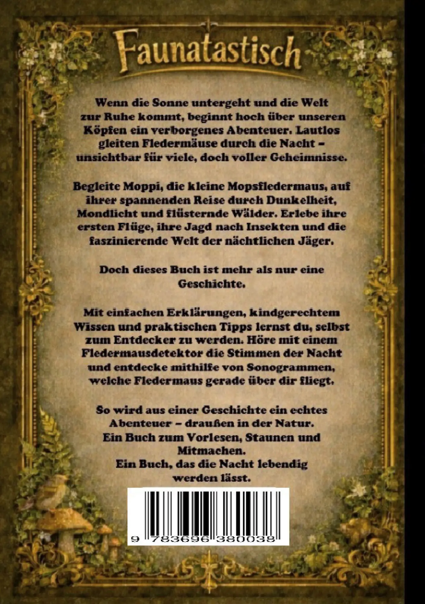 Rückseite: 9783696380038 | Faunatastisch® 1 - Die Nachtjagd der Fledermäuse | Horst Fischer