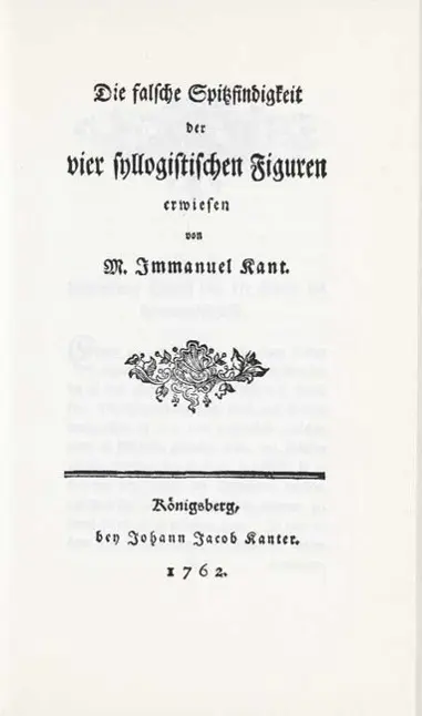 Cover: 9783891310038 | Kant, I: Die falsche Spitzfindigkeit | Immanuel Kant | Gebunden | 1984