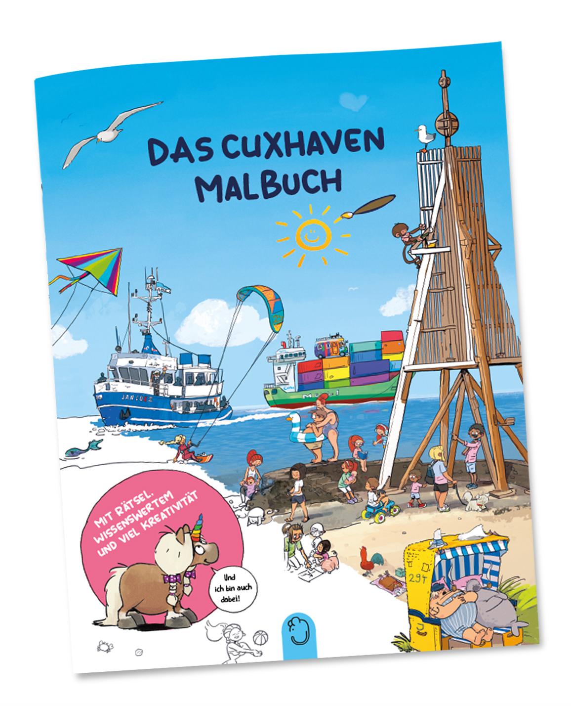 Cover: 9783988980038 | Das Cuxhaven Malbuch | Jannes Weber | Taschenbuch | 32 S. | Deutsch