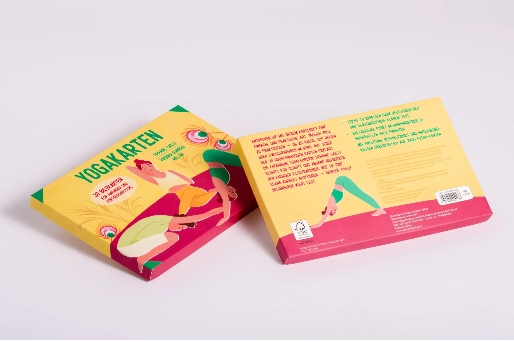 Bild: 4250940200138 | Yoga-Karten für Anfänger und Fortgeschrittene | Tiphaine Cailly | Box