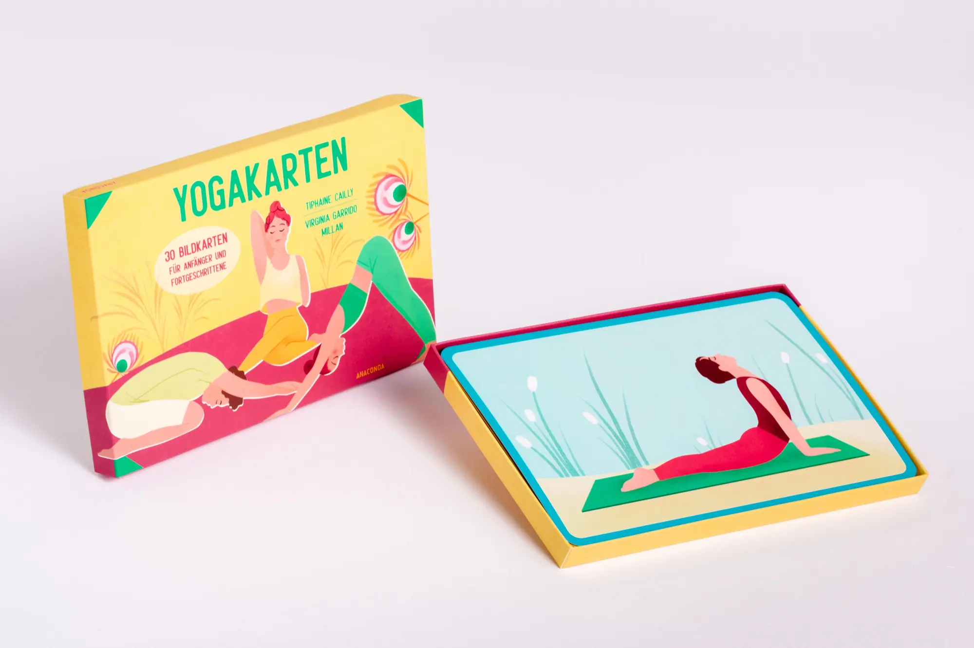 Bild: 4250940200138 | Yoga-Karten für Anfänger und Fortgeschrittene | Tiphaine Cailly | Box