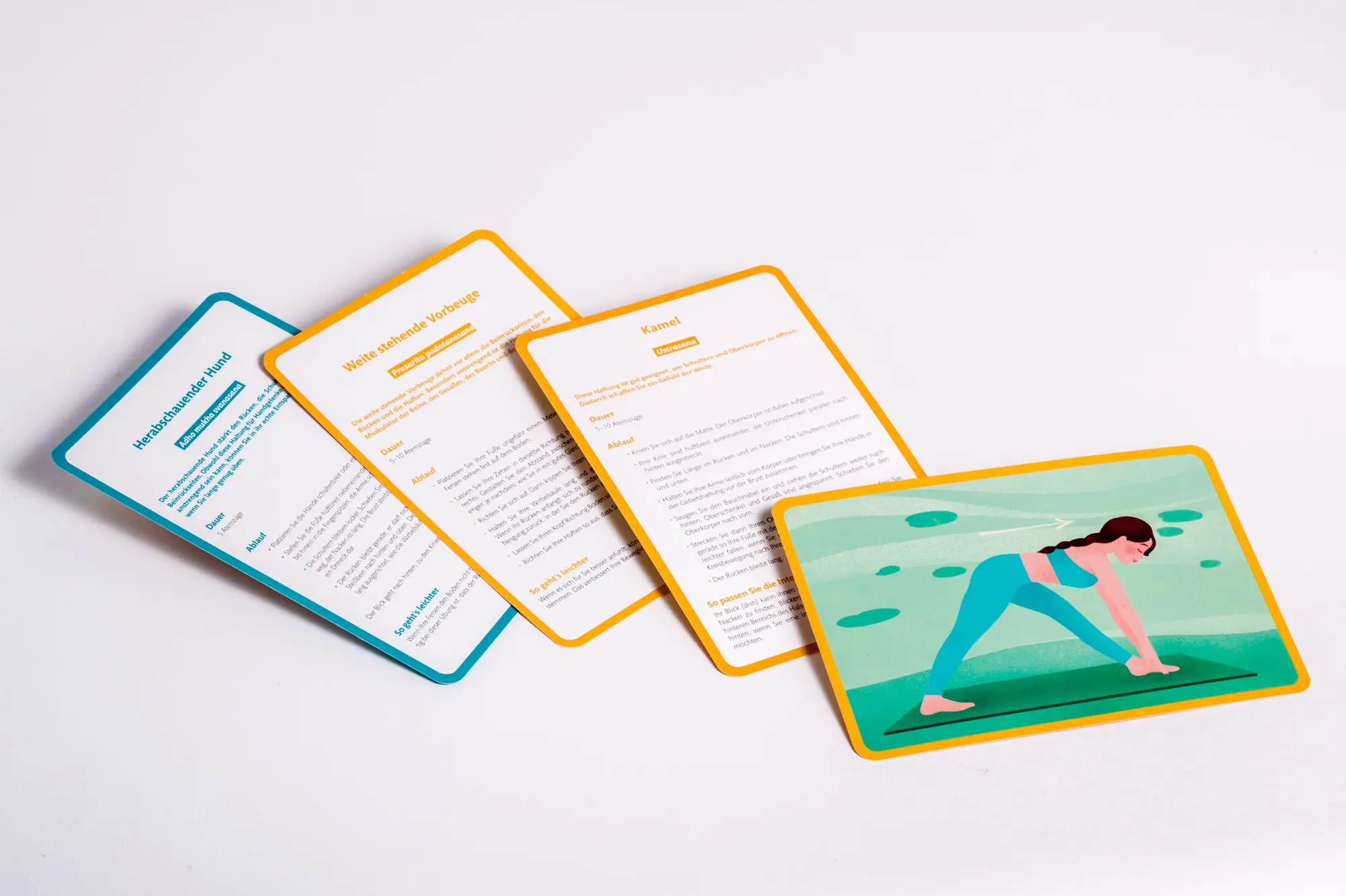 Bild: 4250940200138 | Yoga-Karten für Anfänger und Fortgeschrittene | Tiphaine Cailly | Box