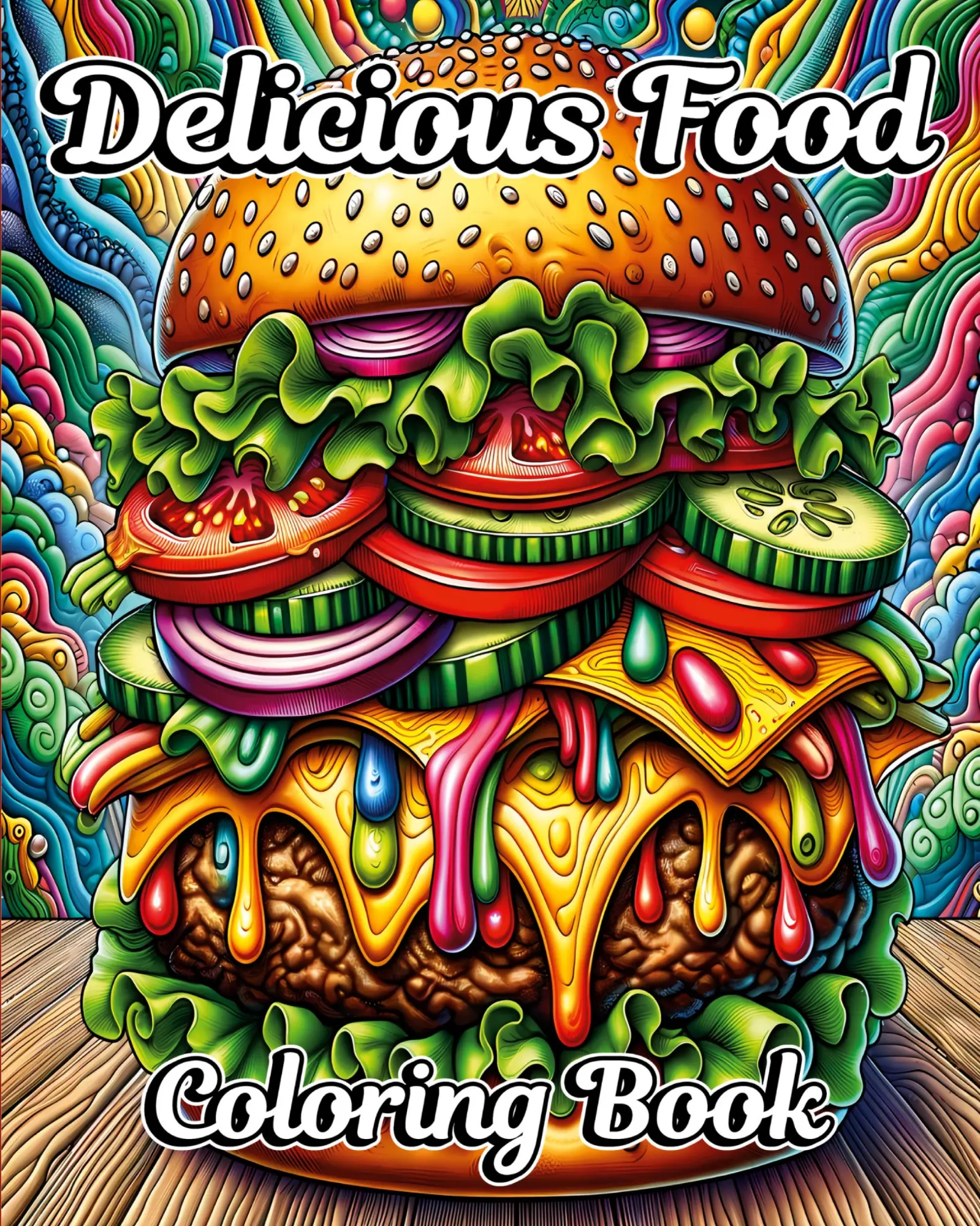 Cover: 9798210730138 | Delicious Food Coloring Book | Sophia Caleb | Taschenbuch | Englisch
