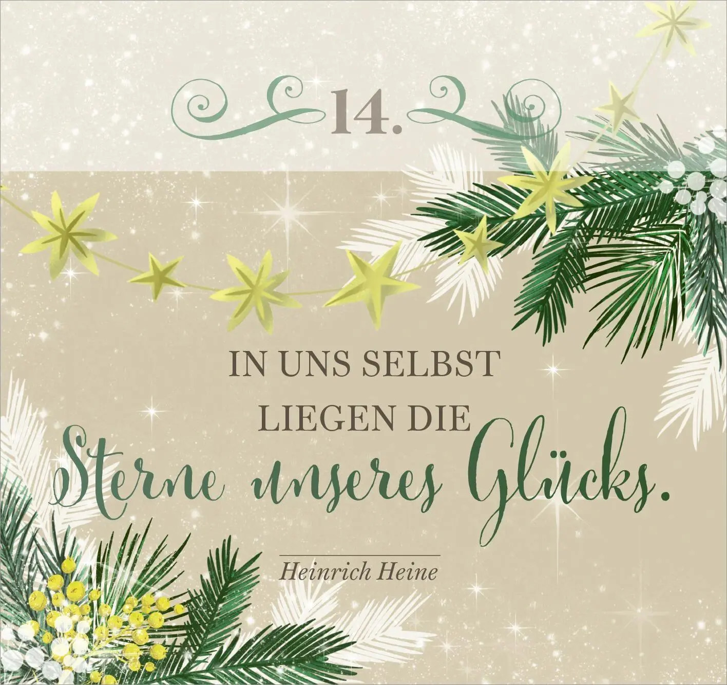Bild: 4014489140238 | Postkarten-Adventskalender. Weihnachten ist, wenn das Herz nach...