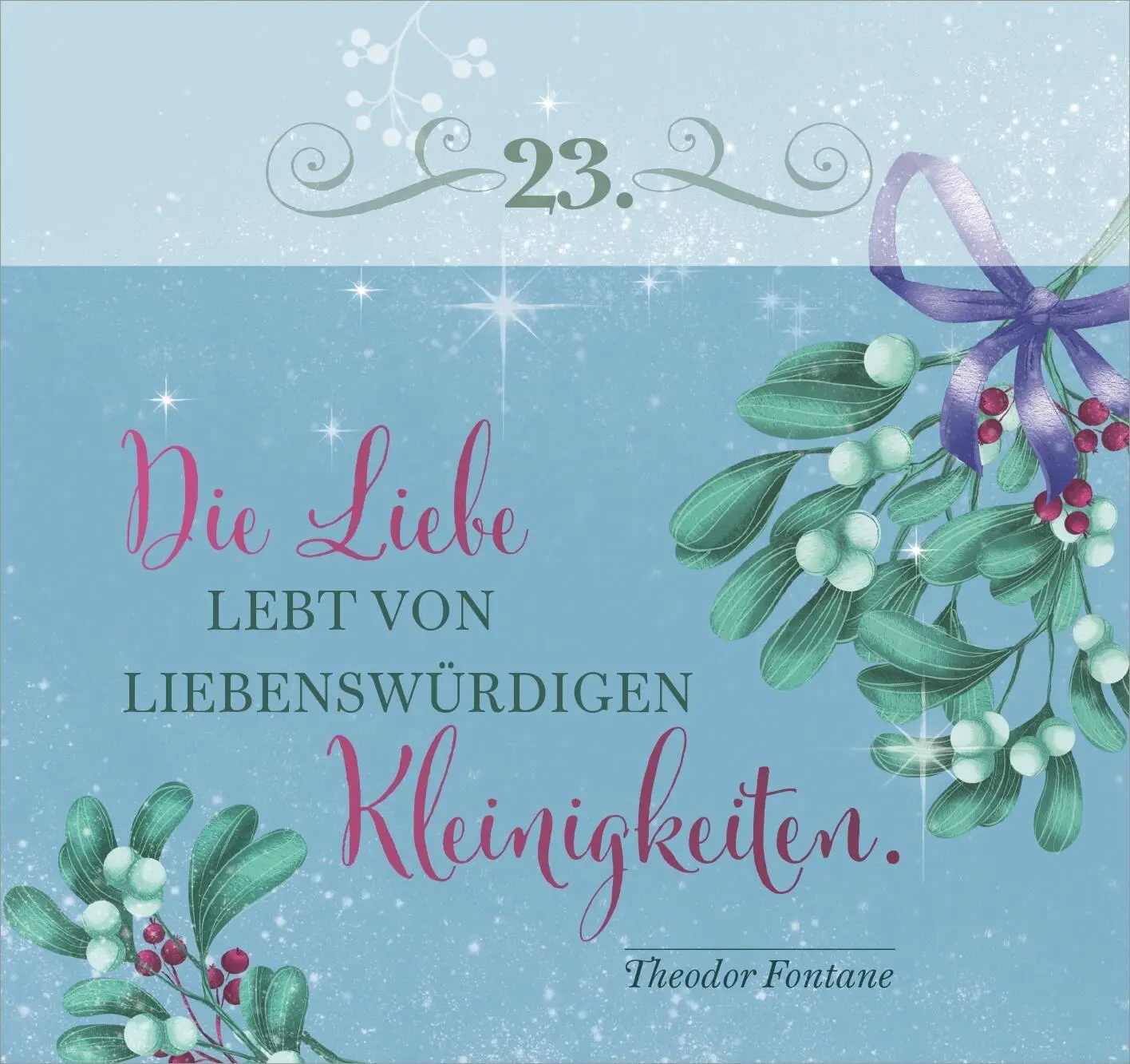 Bild: 4014489140238 | Postkarten-Adventskalender. Weihnachten ist, wenn das Herz nach...