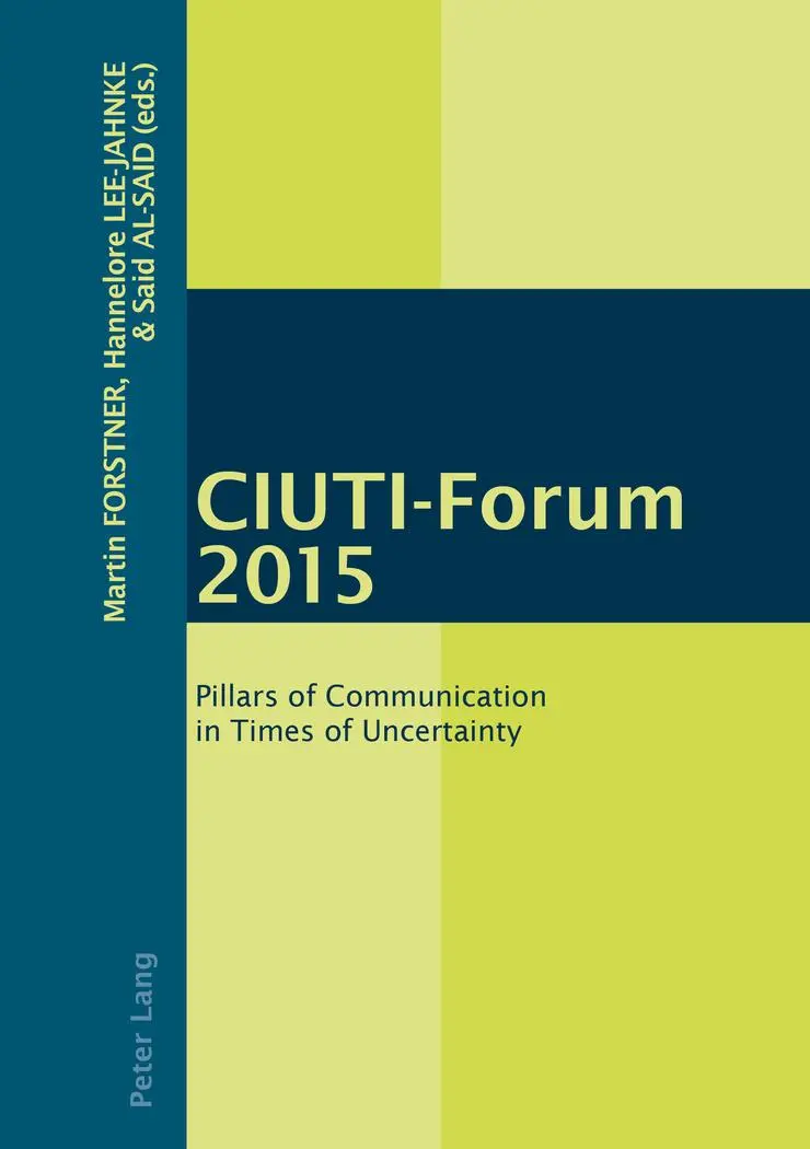 CIUTI-Forum 2015 - Martin Forstner Hannelore Lee-Jahnke Kartoniert (TB)