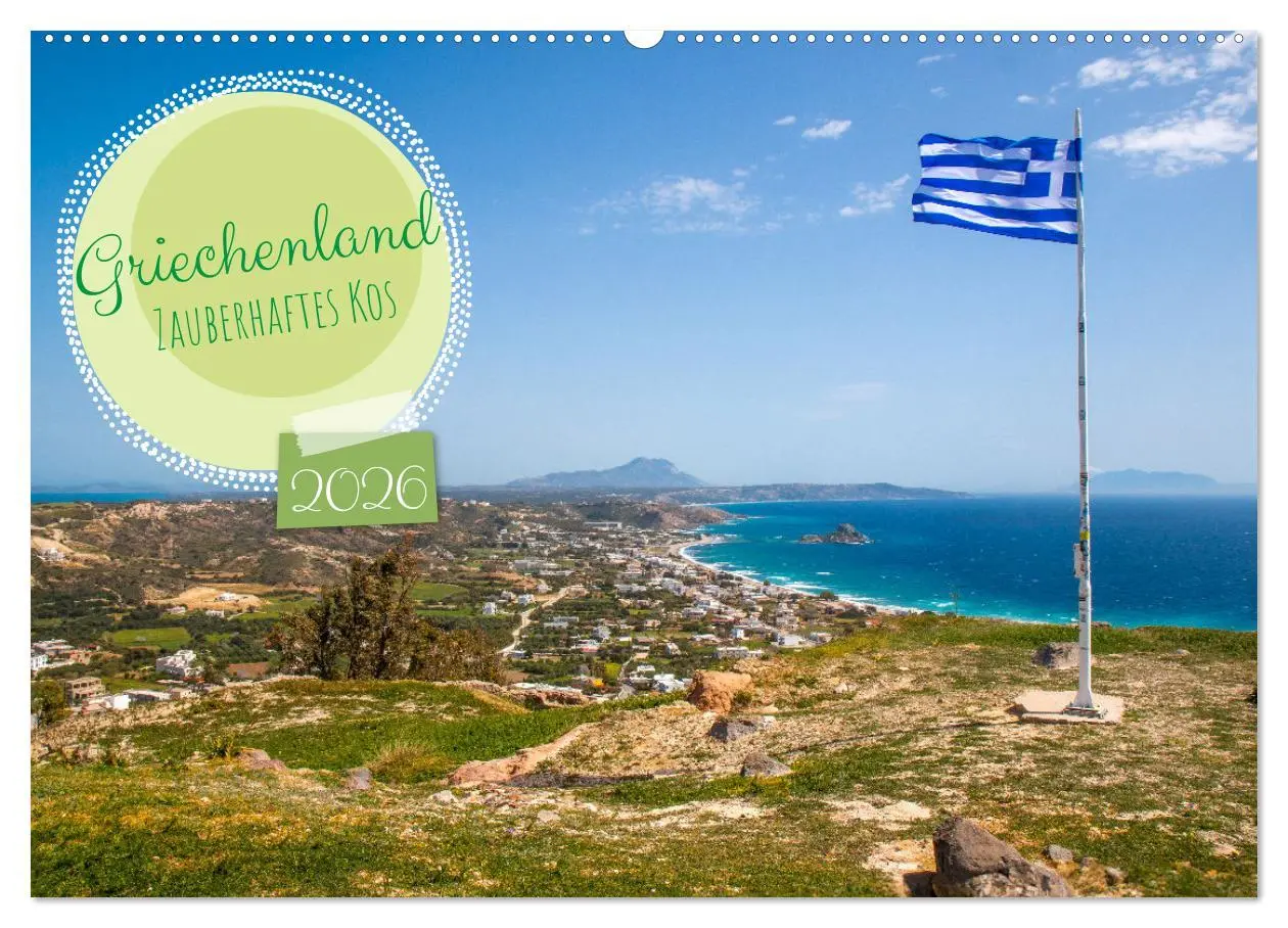 Cover: 9783457390238 | Griechenland - Zauberhaftes Kos (Wandkalender 2026 DIN A2 quer),...