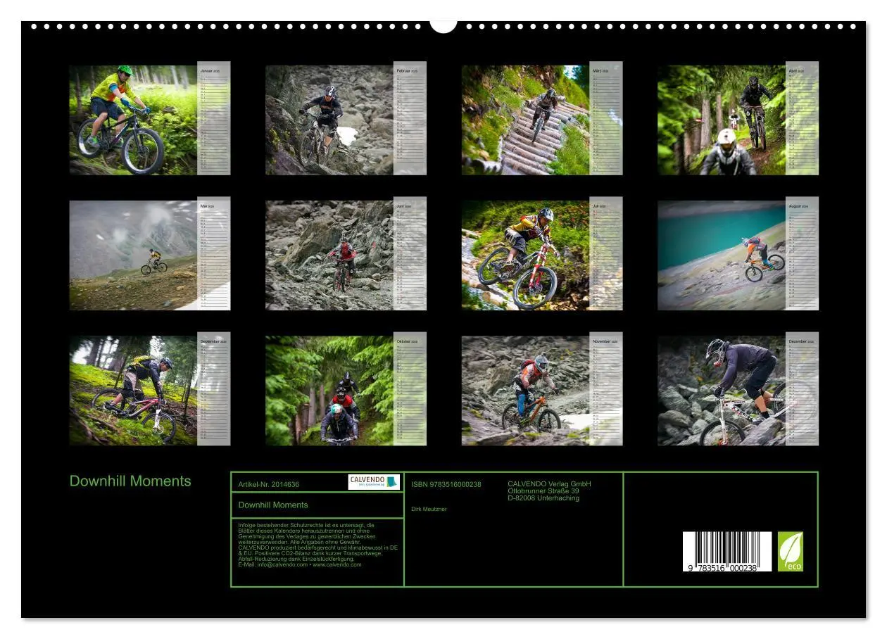 Bild: 9783516000238 | Downhill Moments (hochwertiger Premium Wandkalender 2026 DIN A2...