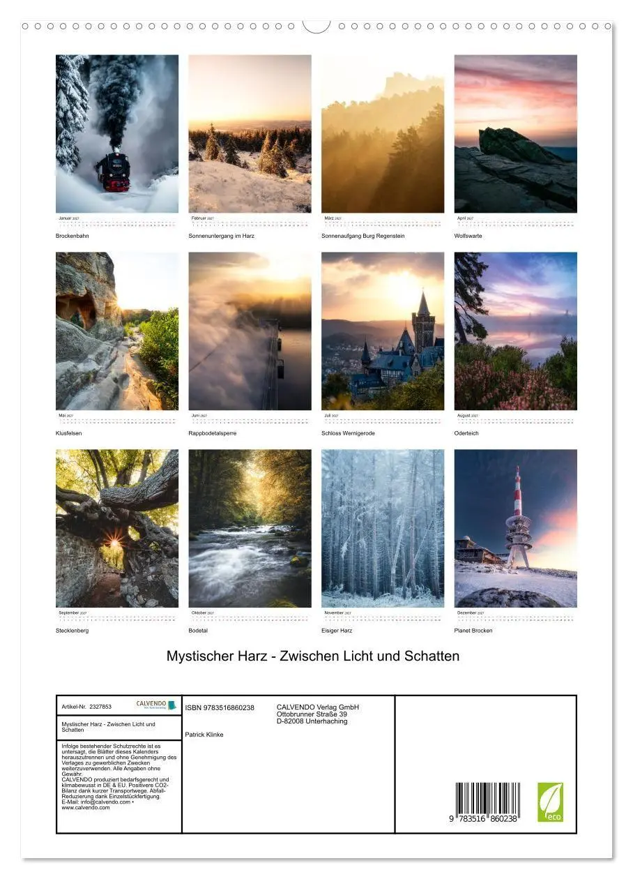 Bild: 9783516860238 | Mystischer Harz - Zwischen Licht und Schatten (hochwertiger Premium...