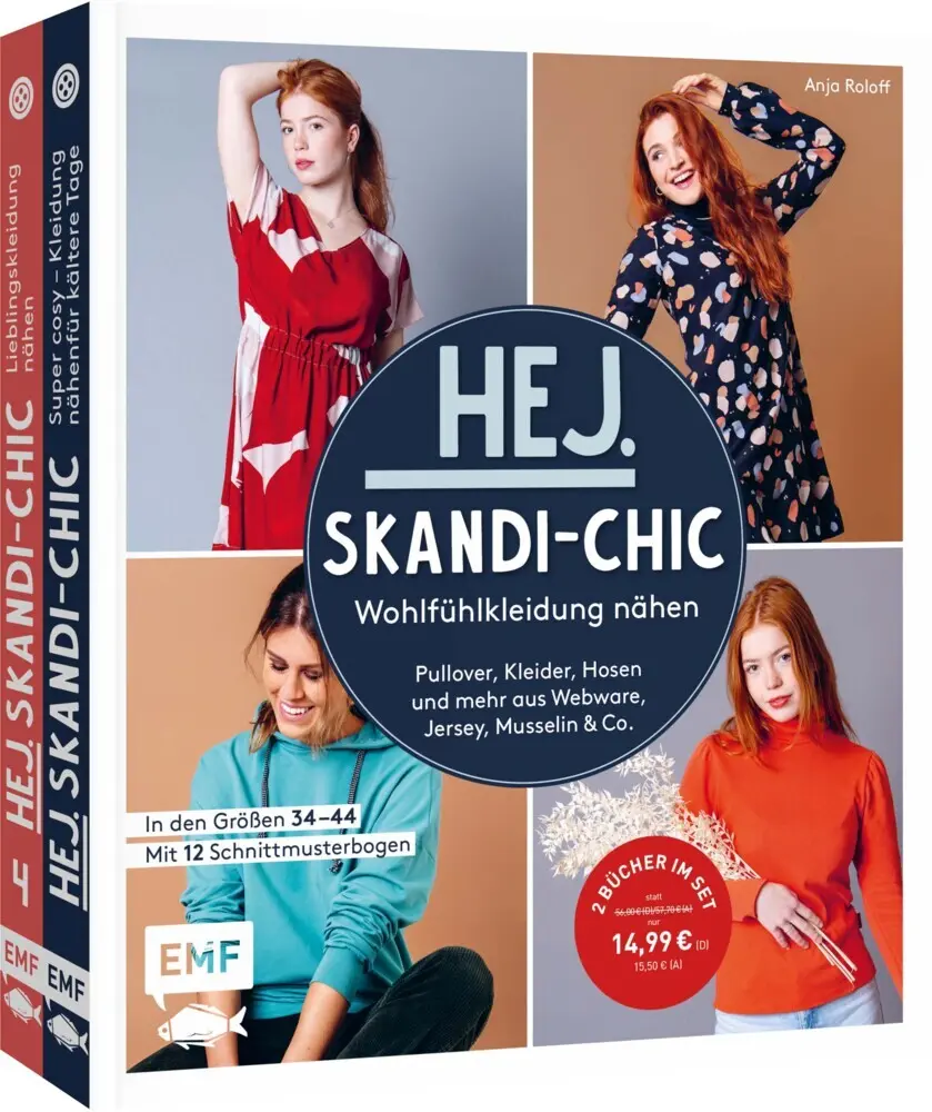 Cover: 9783745930238 | Hej.Skandi-Chic - Wohlfühlkleidung nähen - Doppeltes Nähglück: 2...