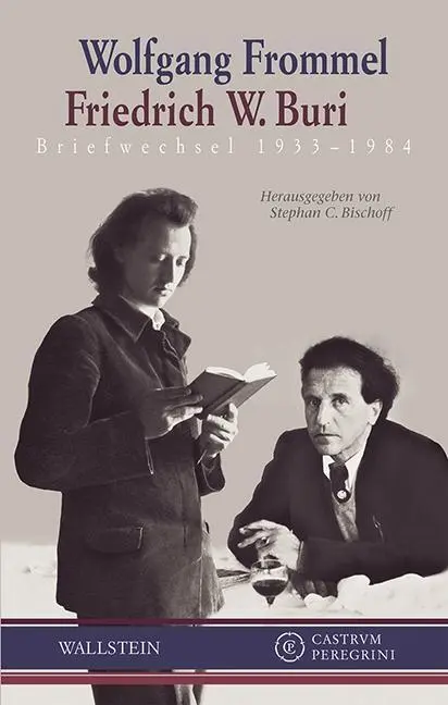 Cover: 9783835330238 | Briefwechsel 1933-1984 | Castrum Peregrini. Neue Folge 10 | Buri