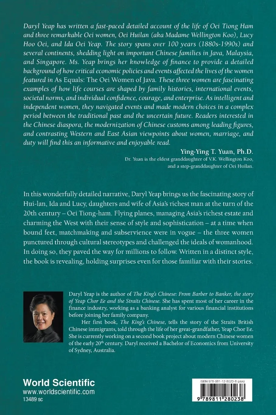 Rückseite: 9789811280238 | AS EQUALS | THE OEI WOMEN OF JAVA | Yeap Daryl | Taschenbuch | 2023
