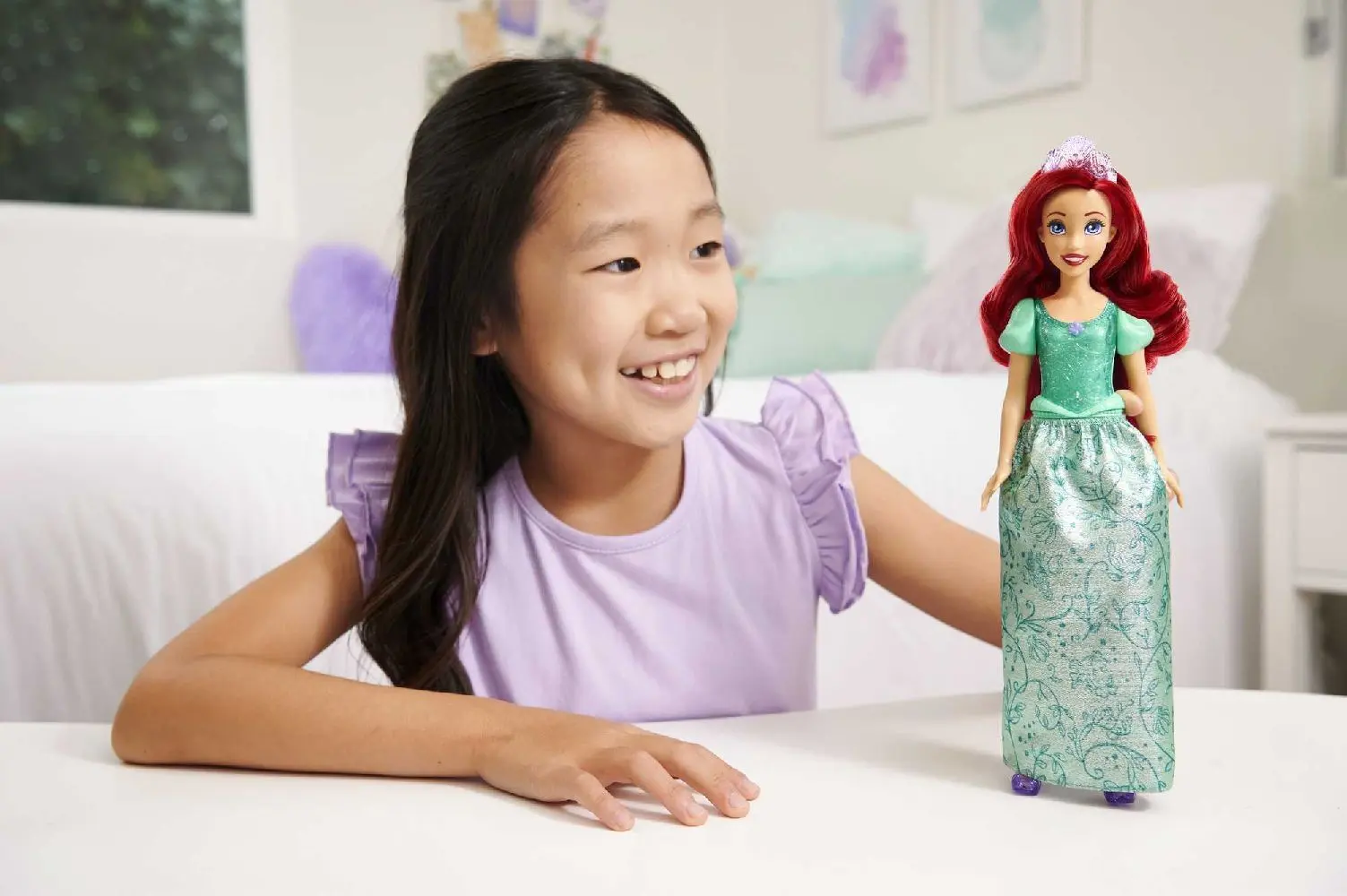 Bild: 194735120338 | Disney Prinzessin Arielle-Puppe | In Blister | HLW10 | 2023 | Mattel