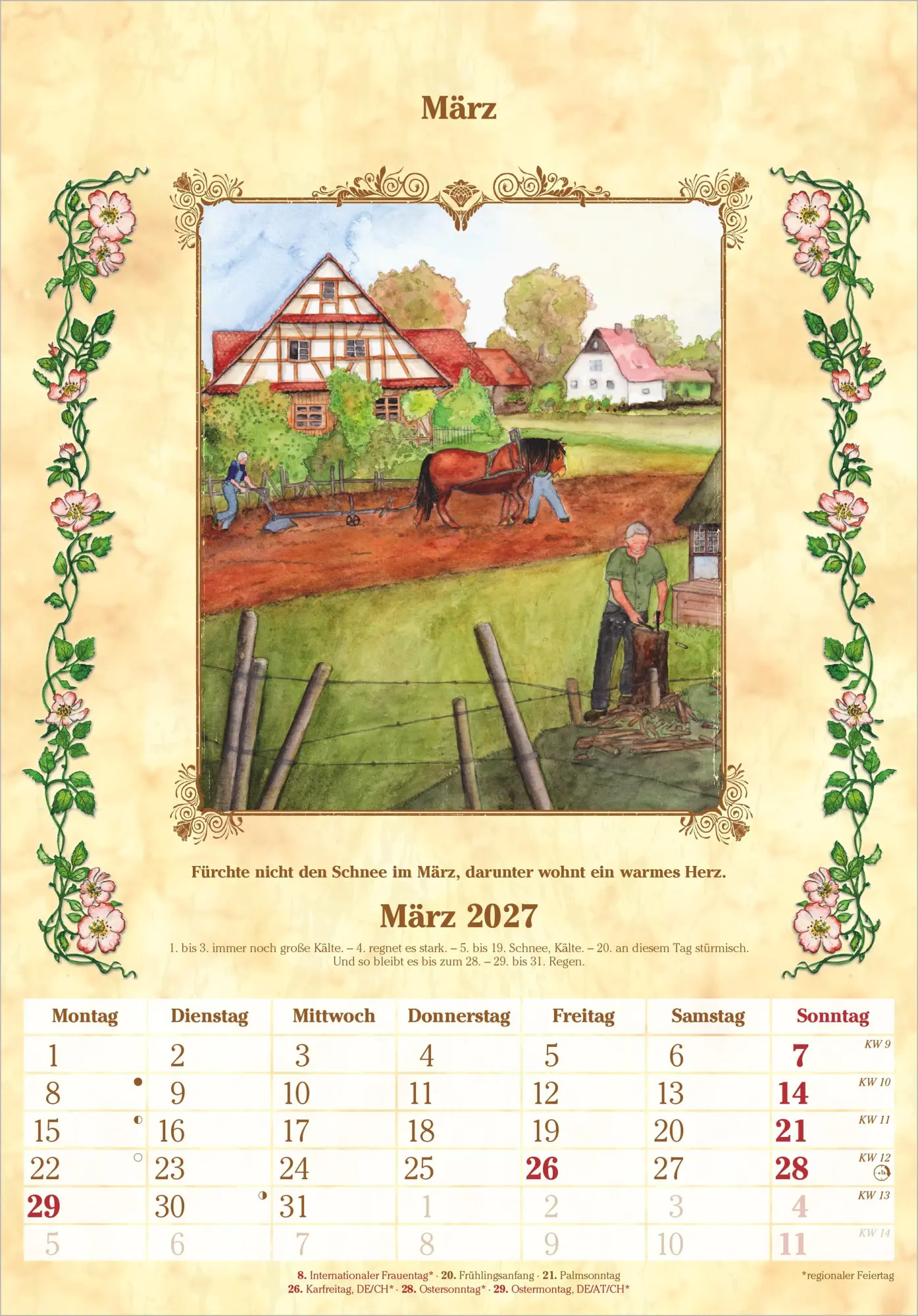 Bild: 4069095010338 | Bauernkalender 2027 | Neumann Verlage GmbH &amp; Co KG | Kalender | 14 S.