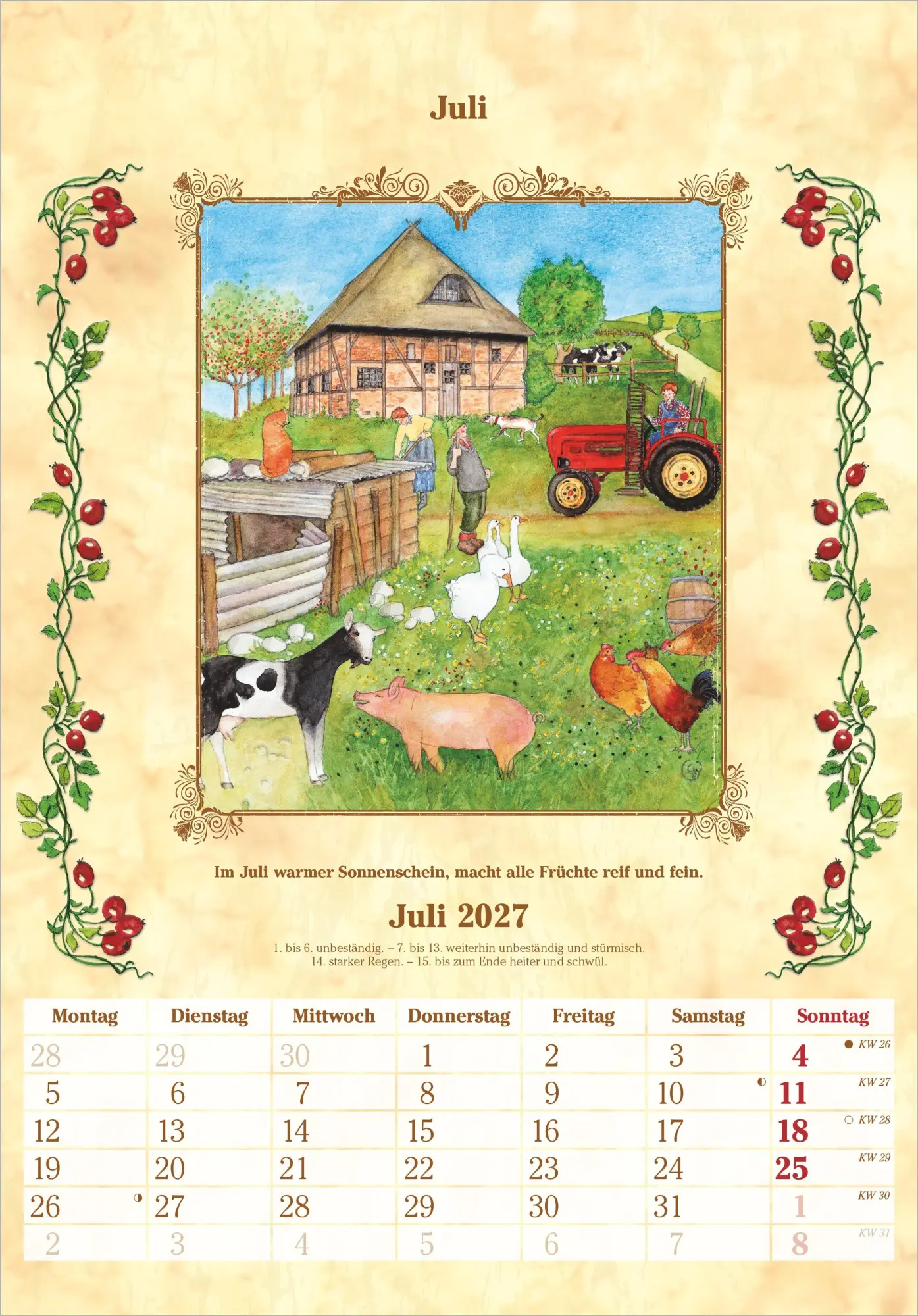 Bild: 4069095010338 | Bauernkalender 2027 | Neumann Verlage GmbH &amp; Co KG | Kalender | 14 S.