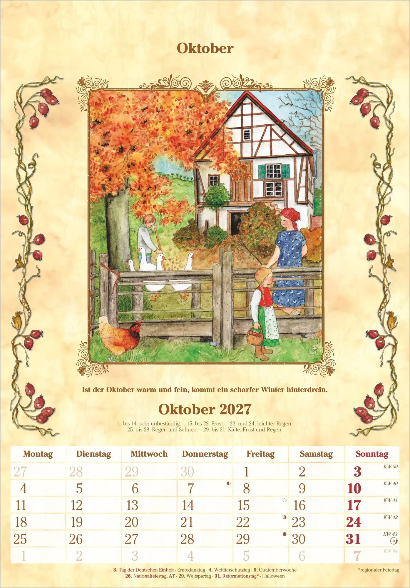 Bild: 4069095010338 | Bauernkalender 2027 | Neumann Verlage GmbH &amp; Co KG | Kalender | 14 S.