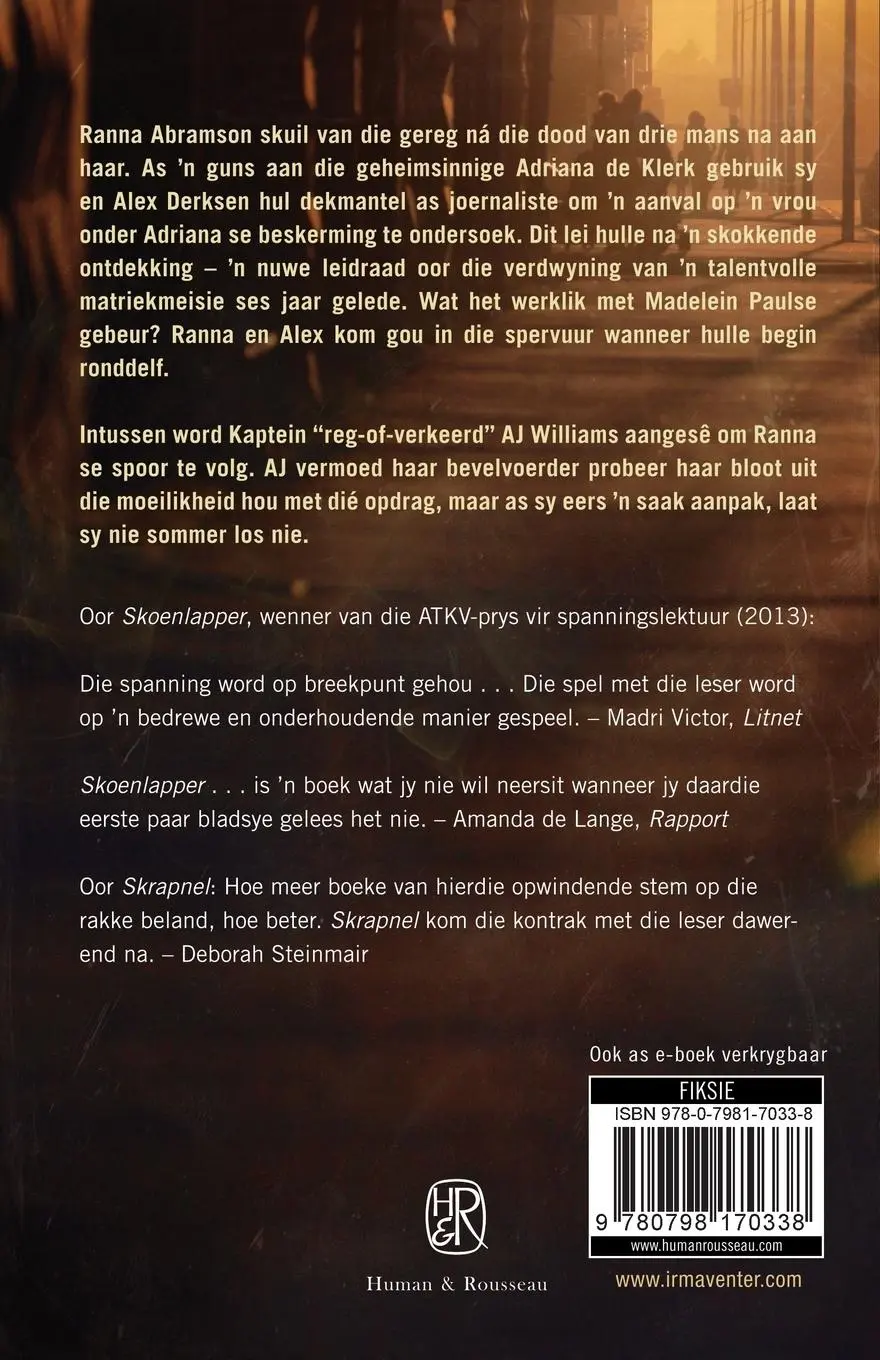 Rückseite: 9780798170338 | Sondebok | Irma Venter | Taschenbuch | Kartoniert / Broschiert | 2014
