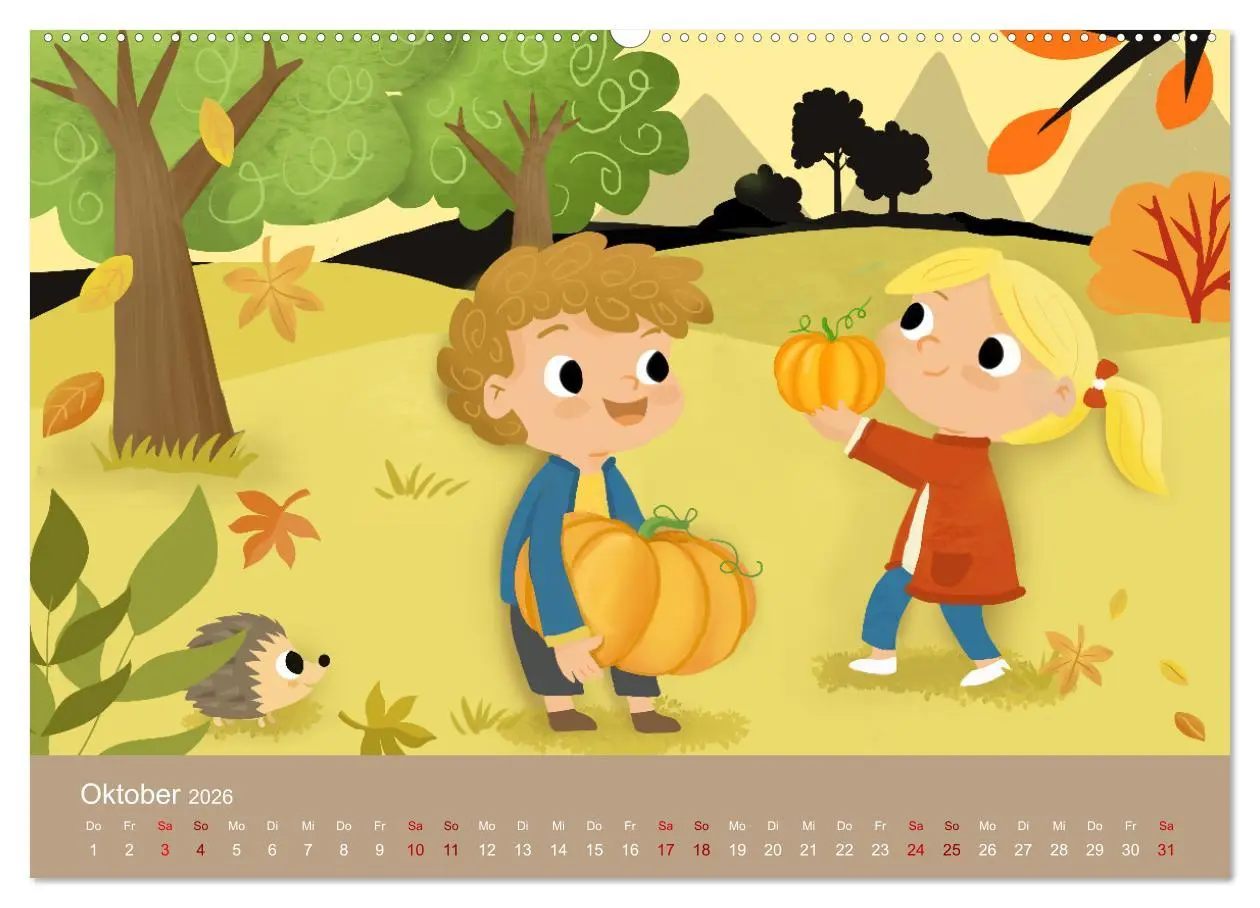 Bild: 9783457450338 | KINDERLACHEN - Fröhlich durch das Jahr - Ein Kinderkalender...