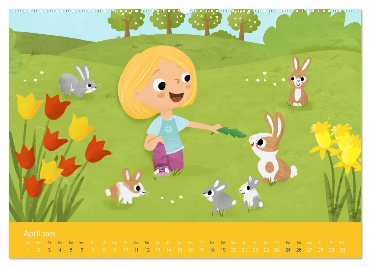 Bild: 9783457450338 | KINDERLACHEN - Fröhlich durch das Jahr - Ein Kinderkalender...